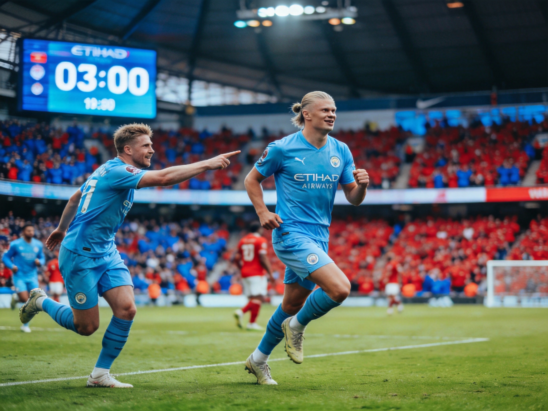 曼城2-1利物浦英超战报集锦
